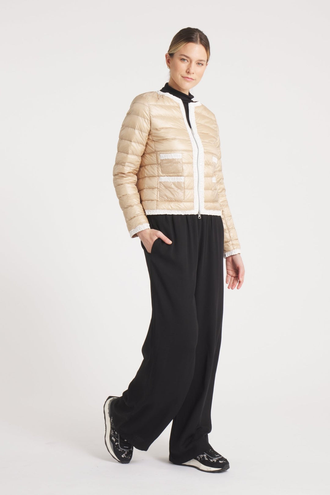 The Buckingham | Down Jacket | Camel - Cotes of London