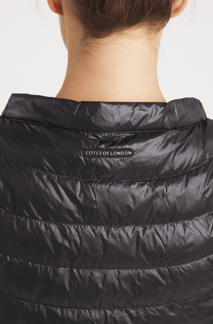 The St Ives | Down Vest | Midnight Black - Cotes of London